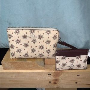 Coach wristlet and wallet